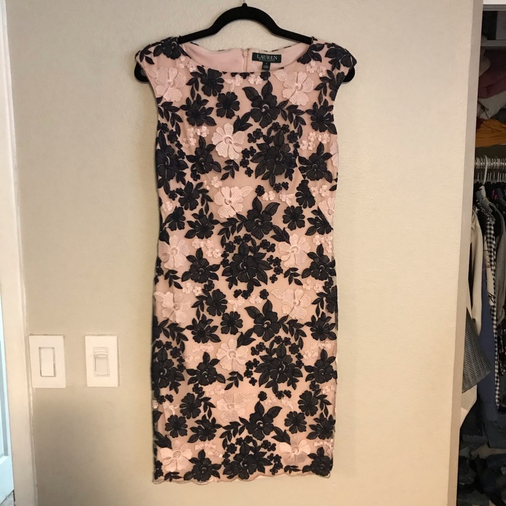 Ralph Lauren cocktail dress.